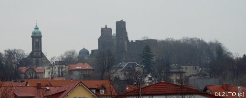 Burg Stolpen aus der Ferne
