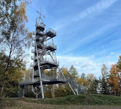 Glück-Auf-Turm auf der Deutschlandschachthalde
