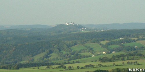 Augustusburg (Schellenberg) aus der Ferne