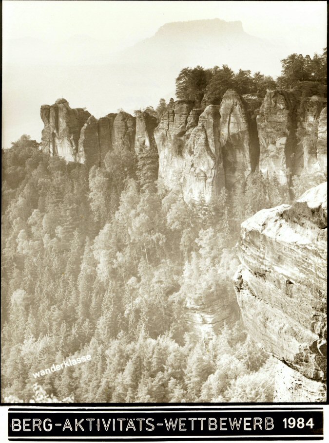 Ansicht des Teilnehmerfotos vom Sächsischen Bergwettbewerb 1984