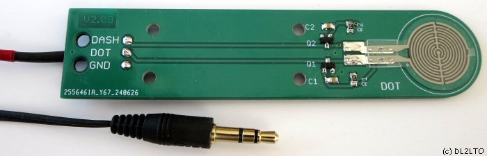 Best�ckte Platine vom CW-Stick