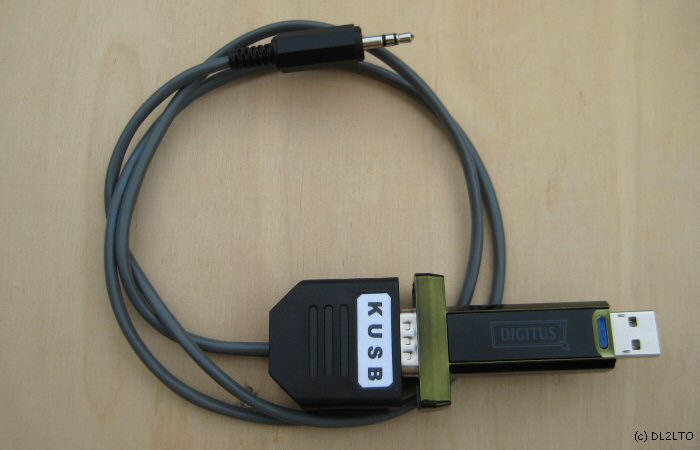 Verbindungskabel USB(PC)zu Klinke(XG3)